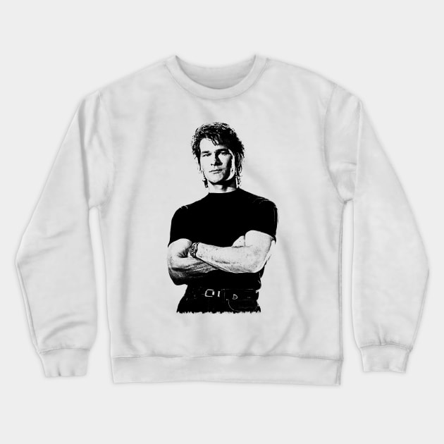 Patrick Swayze Crewneck Sweatshirt by Lowchoose